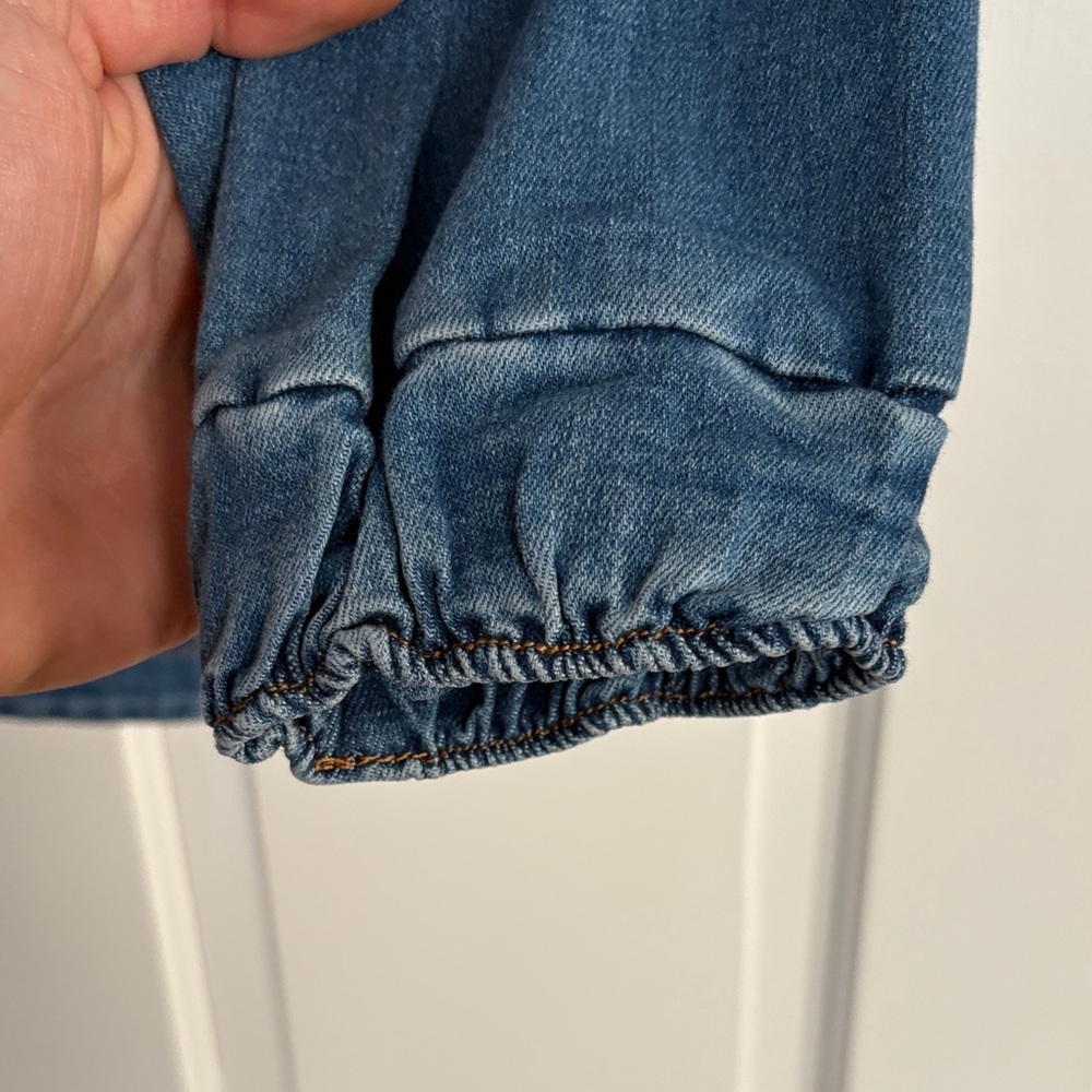 Knox Rose Dark Blue Denim Shirt Jacket - Picture 5 of 8